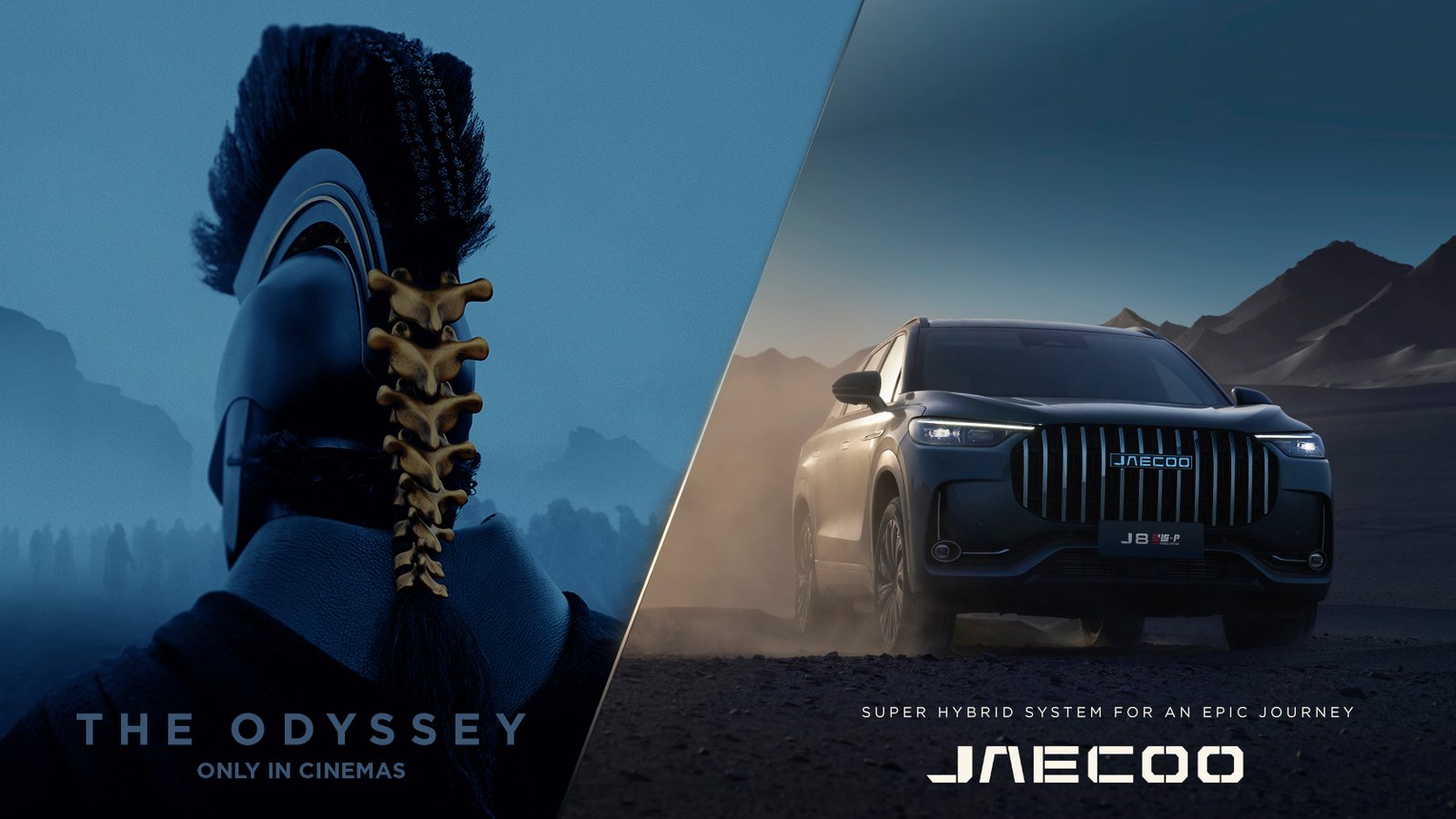 JAECOO, Christopher Nolan'ın 'The Odyssey' Filmiyle Güç Birliği Yaptı